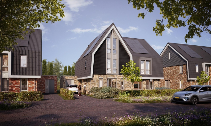 Laan van Buiten, 2-onder-1 kap woning, Apeldoorn