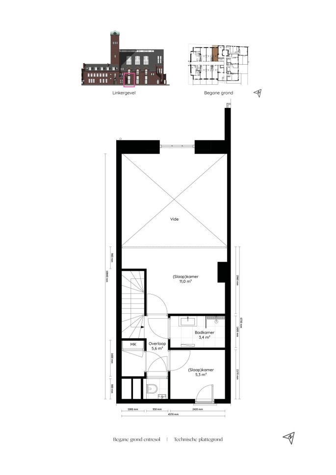 Valkenboskerk Den Haag, Tussen woningen met vide, bouwnummer: 4, 's-Gravenhage