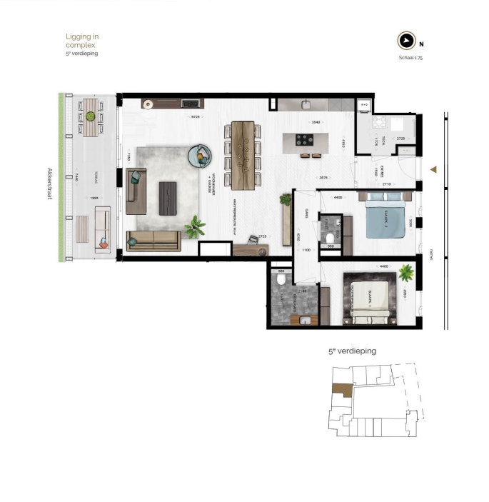 Fifth Breda, Fifth Breda TYPE N.5.05 | Appartement, Breda