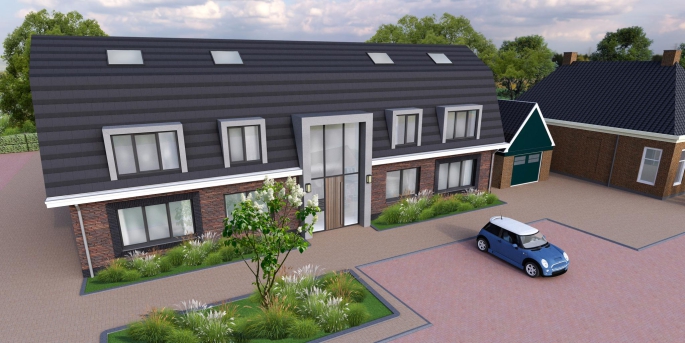 Brinkstraat, Appartement - begane grond links, bouwnummer: 1, Vries