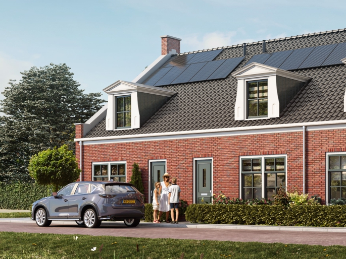 't Boerensluisje, Rijwoningen, bouwnummer: 10, Oostknollendam