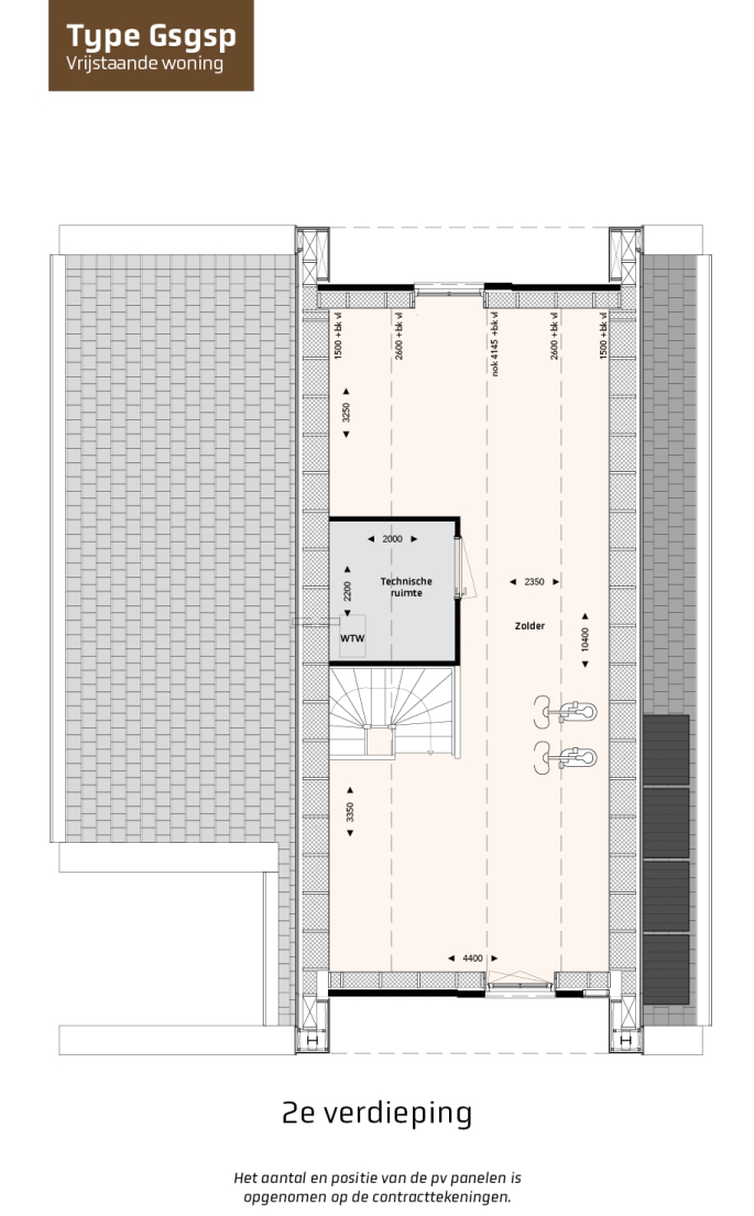 Krekenbos fase 7 te Zuidland, Vrijstaande woningen Type GSG, bouwnummer: 119, Zuidland