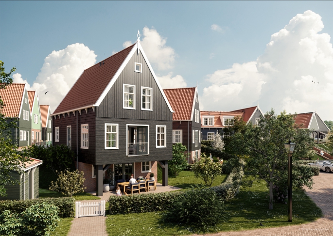 't Eilandhart, vrijstaande woningen, bouwnummer: 54, Marken