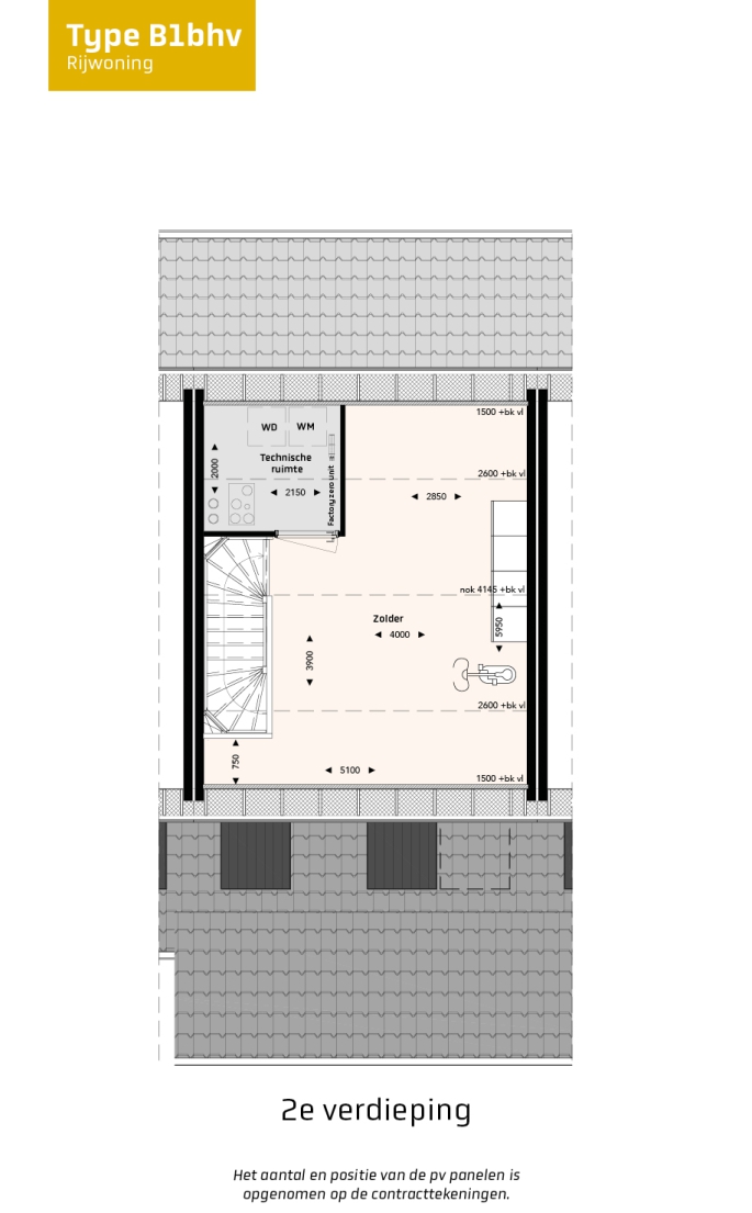 Krekenbos fase 7 te Zuidland, Rijwoningen type B, bouwnummer: 129, Zuidland