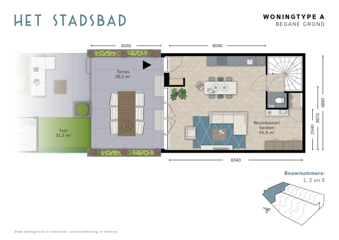 Het Stadsbad - VERKOOP GESTART! MAAK KANS T/M 11 MEI!, Type A Stadswoning, Schiedam