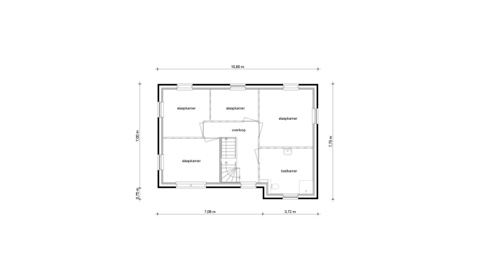 Molenweg 5 vrijstaande woningen, Type 3, bouwnummer: 3, Oudenhoorn