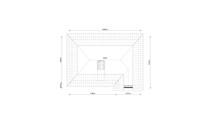 Molenweg 5 vrijstaande woningen, Type 3, bouwnummer: 3, Oudenhoorn