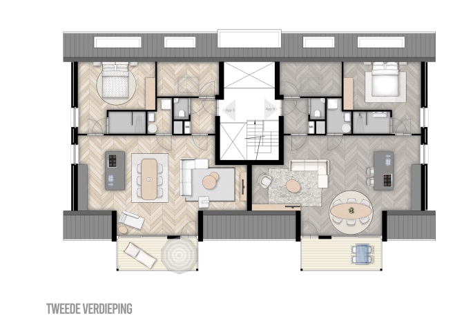 Brinkstraat, Appartement 2e verdieping rechts, bouwnummer: 6, Vries