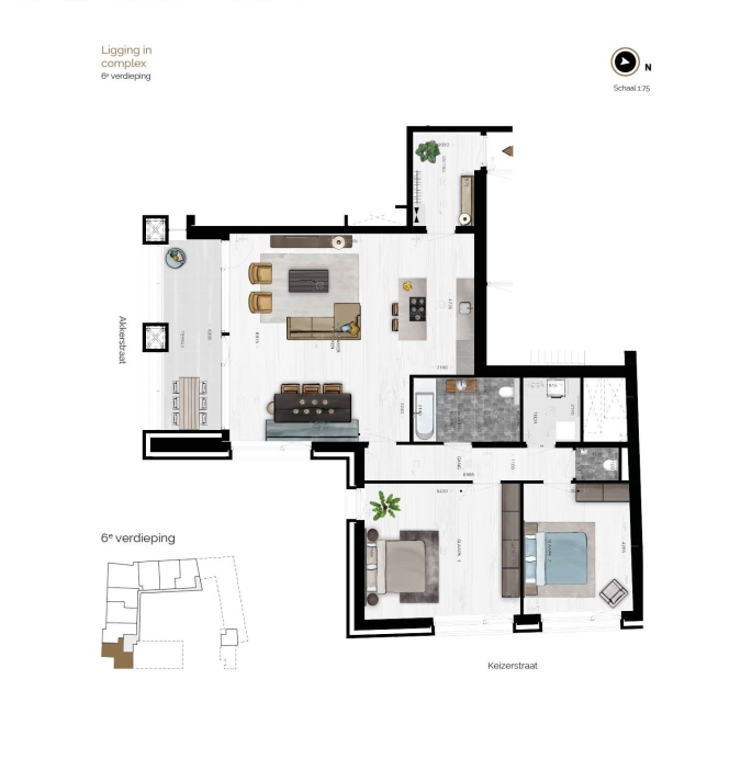 Fifth Breda - bouw is gestart!, Fifth Breda TYPE N.6.08 | Appartement, Breda