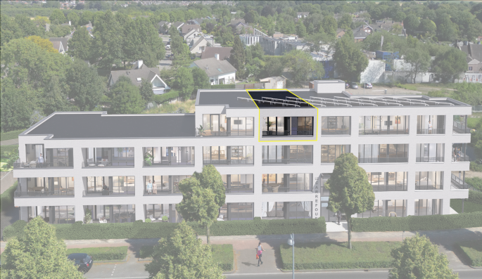 Residentie Carrefour, 19 appartementen & 2 penthouses., Residentie Carrefour type B1, Geleen