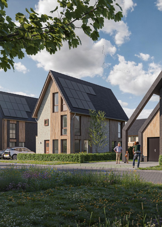 Krekenbos fase 7 te Zuidland, Vrijstaande woningen Type GB, bouwnummer: 116, Zuidland