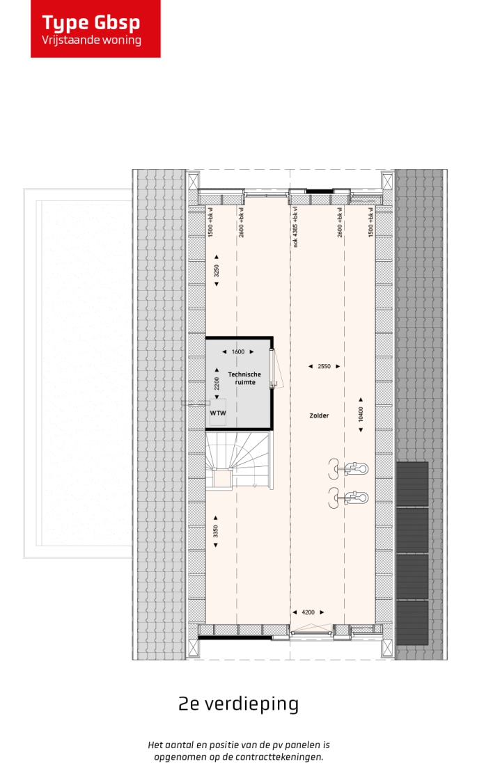 Krekenbos fase 7 te Zuidland, Vrijstaande woningen Type GB, bouwnummer: 116, Zuidland