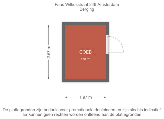 Faas Wilkesstraat 249, 1095 MD, Amsterdam