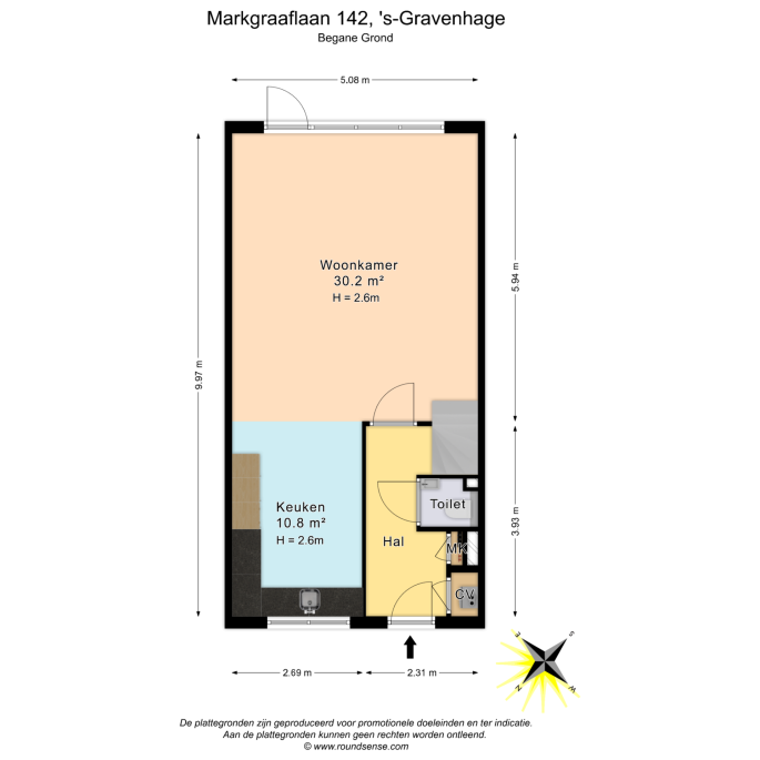 Markgraaflaan 142, 2553 MA, 's-Gravenhage