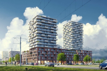 Imagine, Torenappartement hoog large, Rotterdam