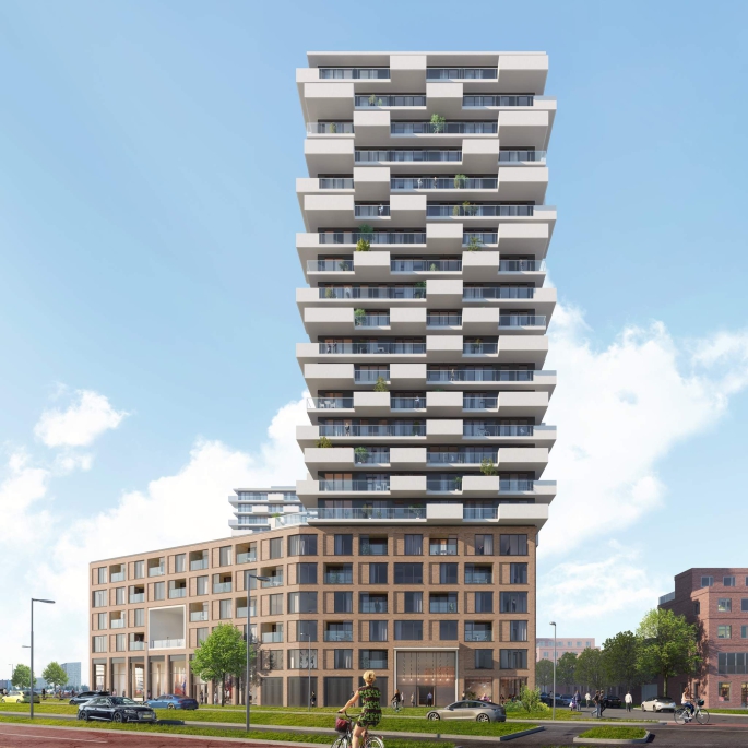 Imagine, Torenappartement hoog large, Rotterdam