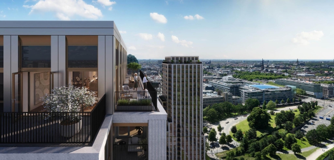 KJ Den Haag fase 2,3 en 4, KJ Den Haag - Fase 2 - 4 kamerappartement, bouwnummer: 28.S.02, 's-Gravenhage