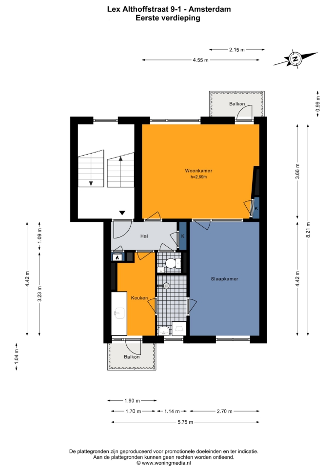 Lex Althoffstraat 9 1, 1063 ZL, Amsterdam