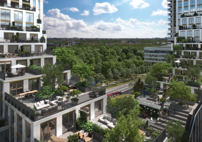 KJ Den Haag fase 2,3 en 4, KJ Den Haag - Fase 4 - 3 kamer appartement, bouwnummer: 12.P.01, 's-Gravenhage