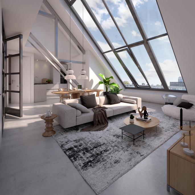 Valkenboskerk Den Haag, Lofts, bouwnummer: 32, 's-Gravenhage