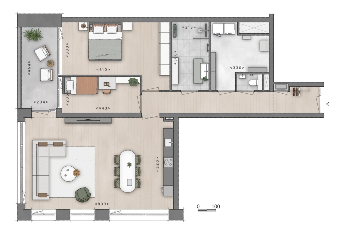 De Zaanse Helden, 3-kamer appartement (plus), bouwnummer: 396I, Zaandam