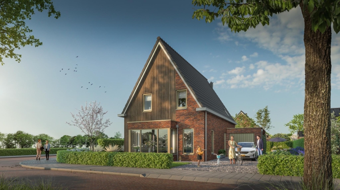 Zuidoever fase 2, Type Akkermunt | vrijstaande woning, Leek