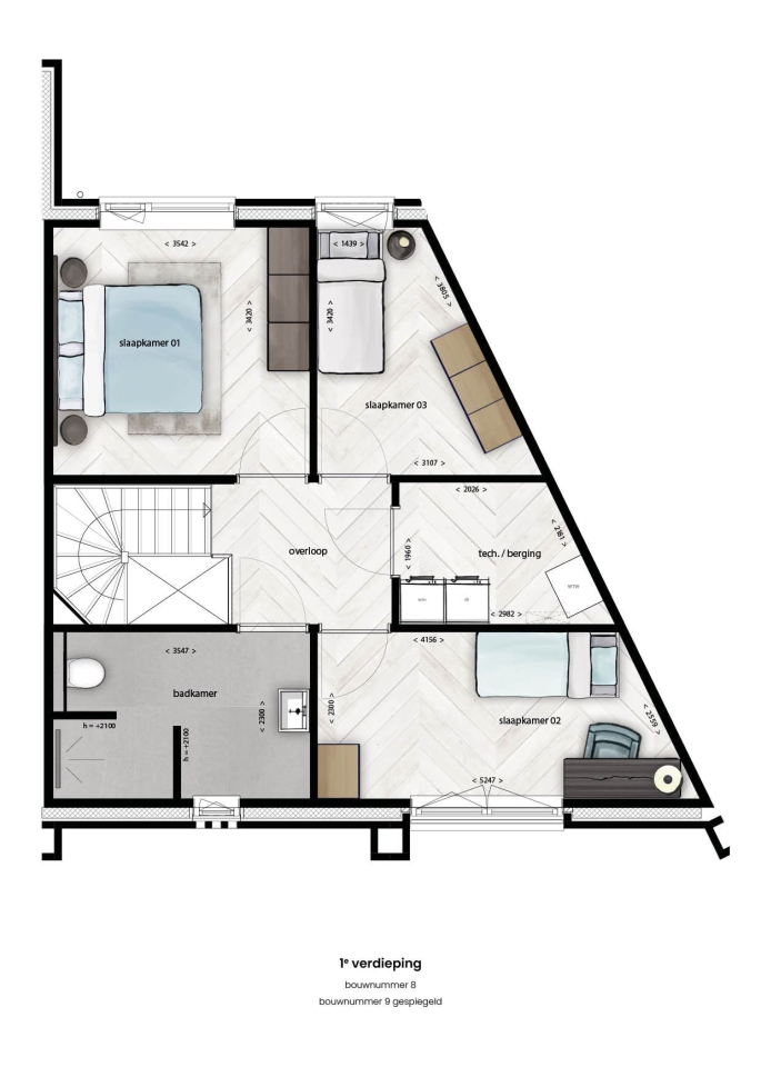 BLOSSEM Bryce | Verkoop gestart, Tussenwoning | Type 5, bouwnummer: 8, Breda