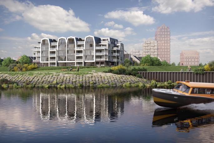 De Kade - Panorama appartementen, Type D - 118 m2, bouwnummer: 2.04, Maassluis