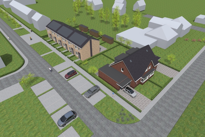 Goudswaard, Van Gaesbeekstraat, Eengezinswoningen, bouwnummer: 13, Goudswaard