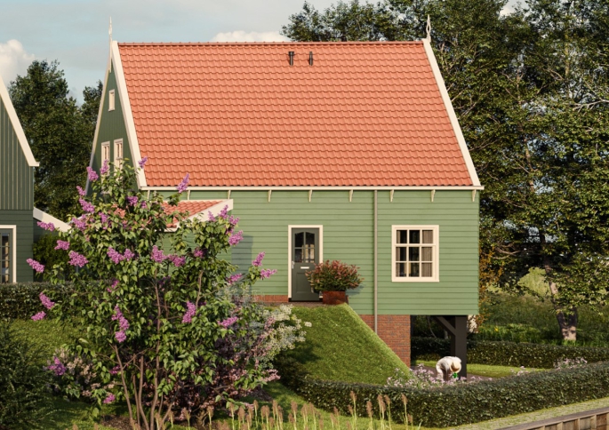 't Eilandhart, vrijstaande woningen, bouwnummer: 65, Marken