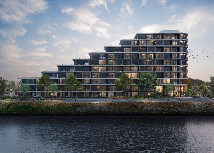 Waterside II, Type B3 - Appartement Waterside II, Rotterdam