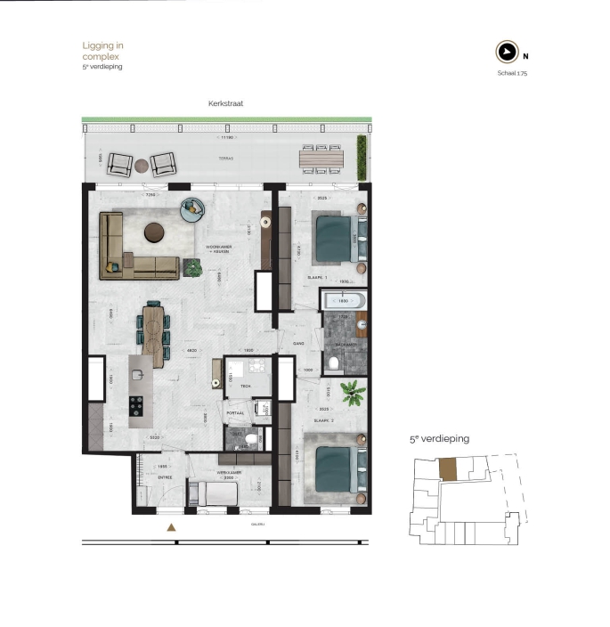 Fifth Breda - bouw is gestart!, Fifth Breda TYPE N.5.03 | Appartement, bouwnummer: N.5.03, Breda